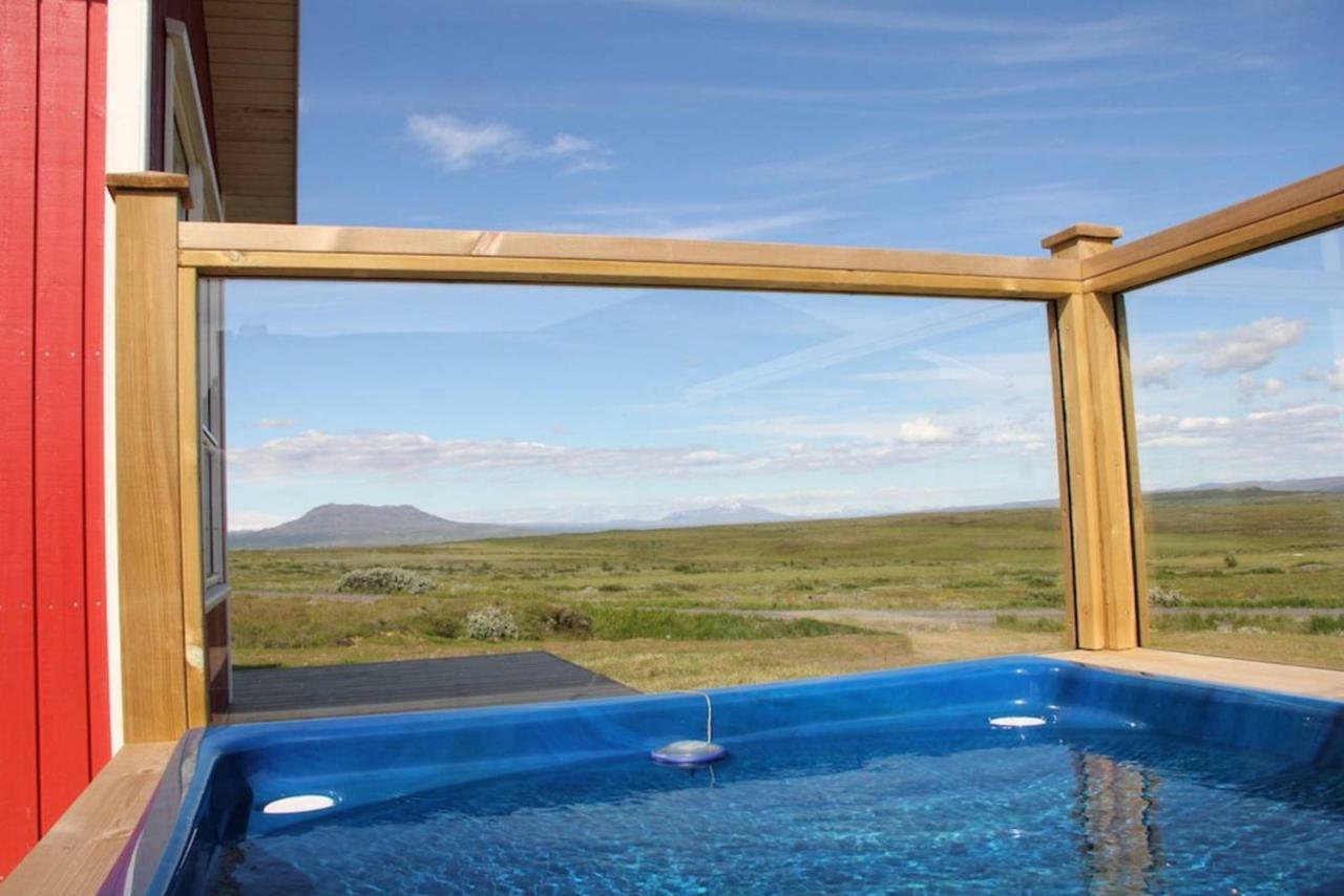 Villa Blue View Cabin 1B With Private Hot Tub Reykholt  Exterior foto